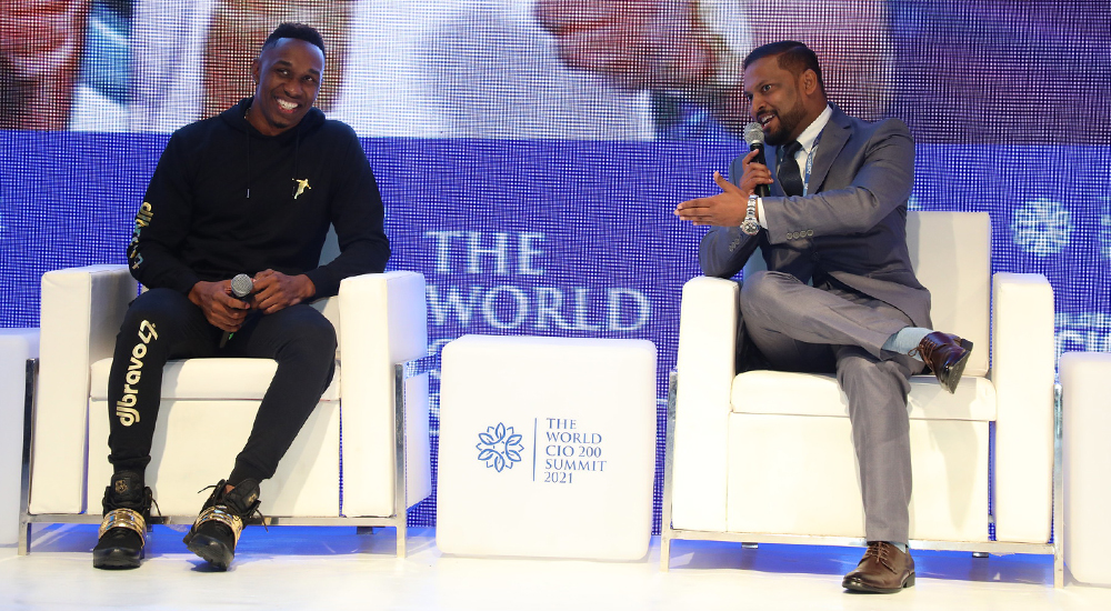 Star cricketer Dwayne Bravo attended the World CIO 200 Grand Finale in Ajman on 5th December 2021.