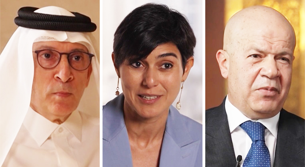 (Left to right) Marketplace Middle East-Middle East Aviation-Akbar Al Baker; Marketplace Middle East-Middle East Aviation-Rana Nawas and Marketplace Middle East-Middle East Aviation-Yehia Zakaria.